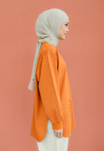 Load image into Gallery viewer, Be Kind Embroidered T-Shirt (Pumpkin)