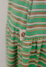 Load image into Gallery viewer, Nawra Printed Skirt (Green Stripe)