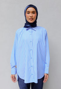 Isaaf Stripe Top (Blue)