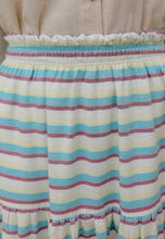 Load image into Gallery viewer, Nawra Printed Skirt (Blue Stripe)