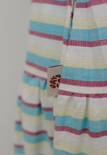 Load image into Gallery viewer, Nawra Printed Skirt (Blue Stripe)