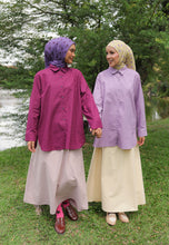 Load image into Gallery viewer, Erum Linen Top (Lavender)