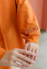 Load image into Gallery viewer, Be Kind Embroidered T-Shirt (Pumpkin)