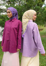 Load image into Gallery viewer, Erum Linen Top (Grape)