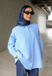 Isaaf Stripe Top (Blue)