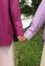 Load image into Gallery viewer, Erum Linen Top (Lavender)
