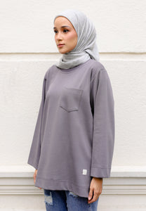 Zen Boxy T-Shirt (Ash Grey)