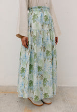Load image into Gallery viewer, Nawra Printed Skirt (Green Floral)