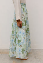 Load image into Gallery viewer, Nawra Printed Skirt (Green Floral)