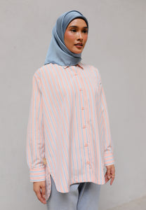 Isaaf Stripe Top (Soft Peach)