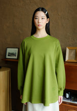 Load image into Gallery viewer, Zoe Curved T-Shirt (Olive Green)