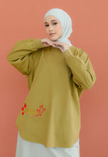 Load image into Gallery viewer, Be Kind Embroidered T-Shirt (Golden Brown)