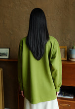 Load image into Gallery viewer, Zoe Curved T-Shirt (Olive Green)