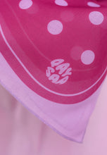 Load image into Gallery viewer, Polka Cotton Square (Maroon Lilac)
