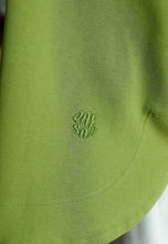 Load image into Gallery viewer, Zoe Curved T-Shirt (Olive Green)