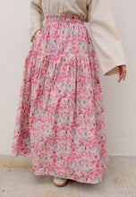 Load image into Gallery viewer, Nawra Printed Skirt (Pink Floral)
