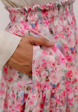 Load image into Gallery viewer, Nawra Printed Skirt (Pink Floral)