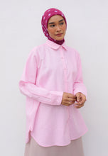 Load image into Gallery viewer, Erum Linen Top (Light Pink)