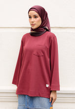 Load image into Gallery viewer, Zen Boxy T-Shirt (Maroon)