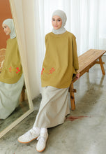 Load image into Gallery viewer, Be Kind Embroidered T-Shirt (Golden Brown)