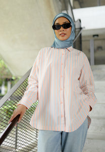 Isaaf Stripe Top (Soft Peach)