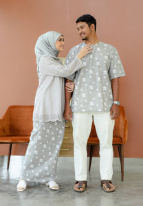 Secocok Kurung (Soft Grey)