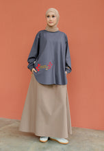 Load image into Gallery viewer, Be Kind Embroidered T-Shirt (Space Grey)