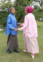 Load image into Gallery viewer, Erum Linen Top (Denim Blue)