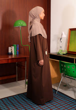 Load image into Gallery viewer, Yumna Shirt Caftan (Cocoa Brown)
