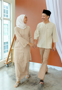 Rapat Kurung (Nude Brown)