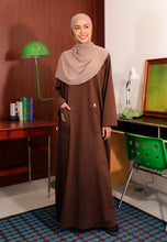 Load image into Gallery viewer, Yumna Shirt Caftan (Cocoa Brown)
