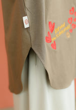 Load image into Gallery viewer, Be Kind Embroidered T-Shirt (Taupe)