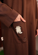 Load image into Gallery viewer, Yumna Shirt Caftan (Cocoa Brown)