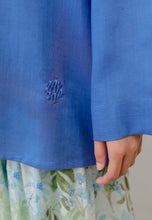 Load image into Gallery viewer, Senna Linen Top (Denim Blue)