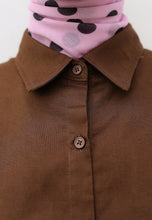 Load image into Gallery viewer, Erum Linen Top (Dark Brown)