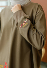 Load image into Gallery viewer, Be Kind Embroidered T-Shirt (Taupe)