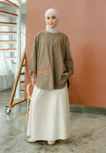 Load image into Gallery viewer, Be Kind Embroidered T-Shirt (Taupe)