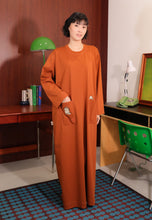 Load image into Gallery viewer, Yumna Shirt Caftan (Burnt Orange)
