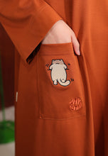 Load image into Gallery viewer, Yumna Shirt Caftan (Burnt Orange)