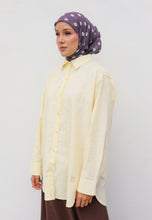 Load image into Gallery viewer, Erum Linen Top (Light Yellow)