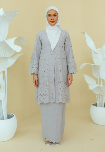 Rapat Kurung (Soft Grey)