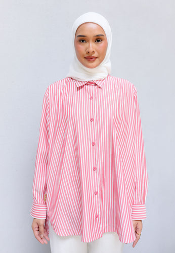 Isaaf Stripe Top (Red)