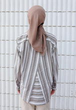 Load image into Gallery viewer, Nouf Stripe Top (Taupe)