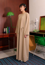 Load image into Gallery viewer, Yumna Shirt Caftan (Oat Beige)