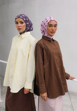 Load image into Gallery viewer, Erum Linen Top (Light Yellow)