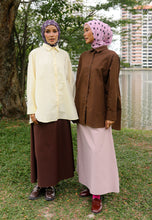 Load image into Gallery viewer, Erum Linen Top (Light Yellow)