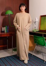 Load image into Gallery viewer, Yumna Shirt Caftan (Oat Beige)