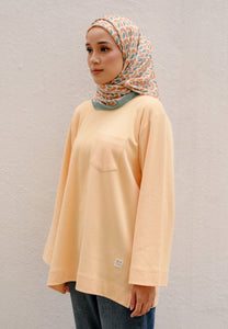 Zen Boxy T-Shirt (Pastel Orange)