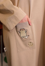 Load image into Gallery viewer, Yumna Shirt Caftan (Oat Beige)
