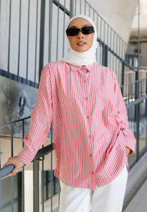 Isaaf Stripe Top (Red)